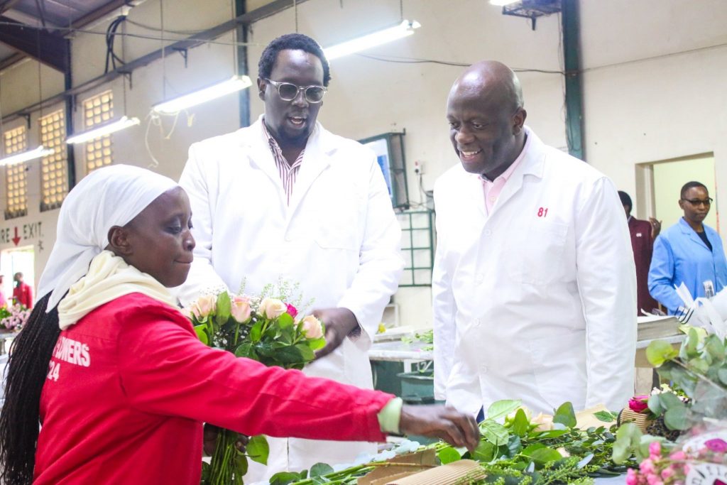 Principal Secretary, Trade Alfred Ombudo Kómbudo Tours Sian Roses